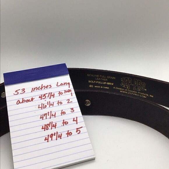 Georgia Bulldogs Zep Pro Leather Belt - Picture 8 of 8